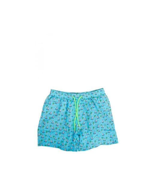 Mc2 Saint Barth Beachwear in het Blue voor heren