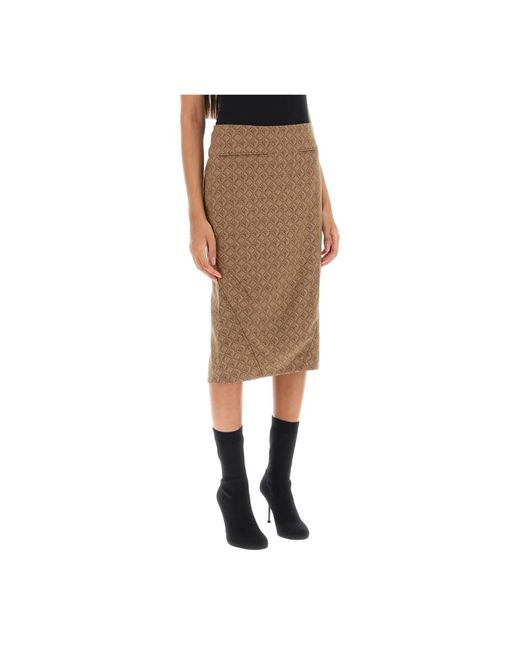 MARINE SERRE Brown Skirts
