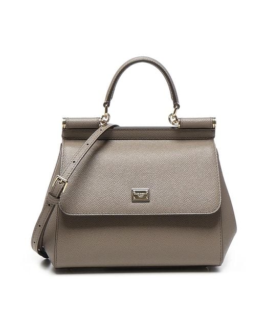 Dolce & Gabbana Gray Handbags