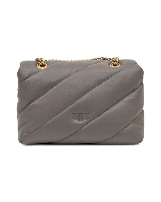 Pinko Gray Shoulder Bags