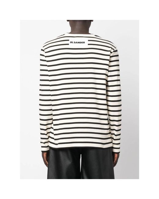 Jil Sander Long Sleeve Tops in het White voor heren