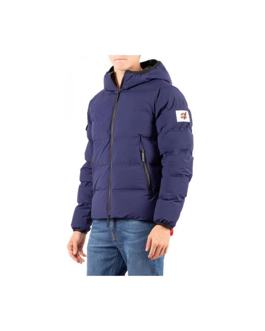 AFTER LABEL Pinzolo Down Jacket in het Blue voor heren