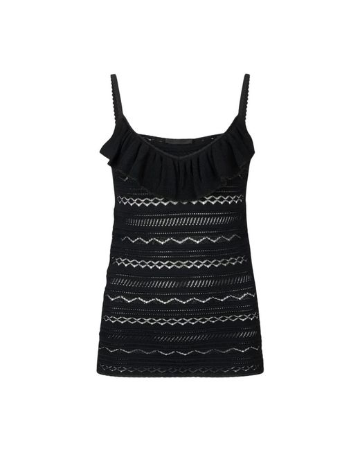 Liu Jo Black Sleeveless Tops
