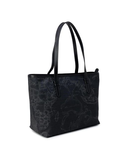 Alviero Martini 1A Classe Black Schwarze handtasche und schultertasche combo