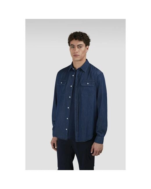 Paul & Shark Blue X-Soft Shirt for men