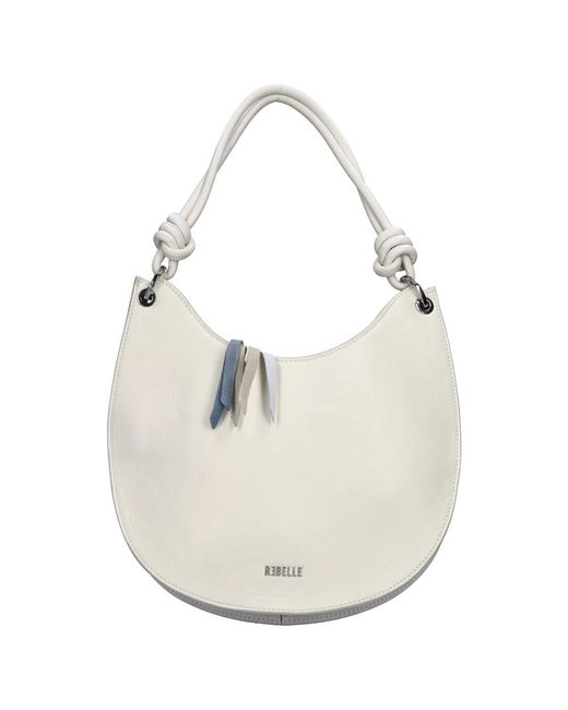 Rebelle White Shoulder Bags