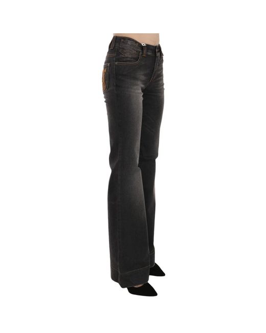 John Galliano Black Flared Jeans
