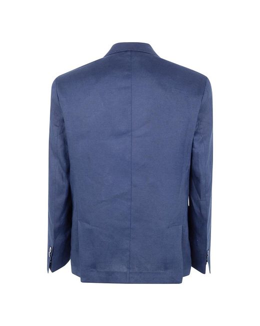 Double Breasted Suits Michael Coal de hombre de color Blue