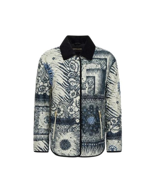 Roberto Cavalli Blue Light Jackets