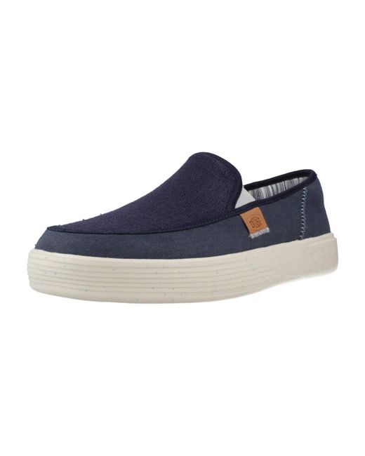 HeyDude Blue Loafers for men