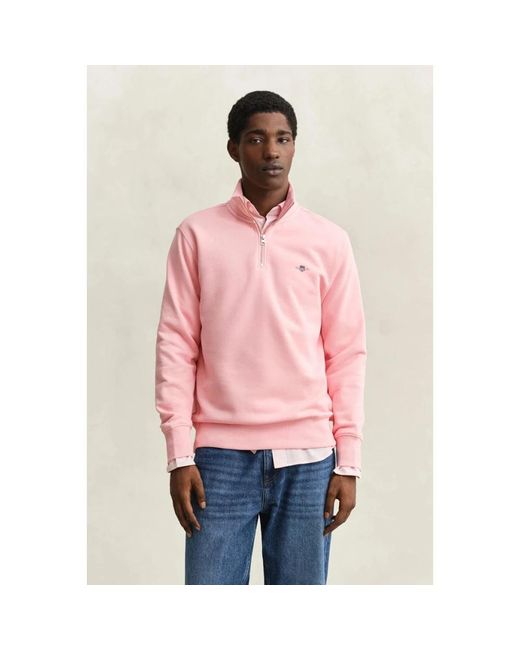 Gant Pink Zip-Throughs for men