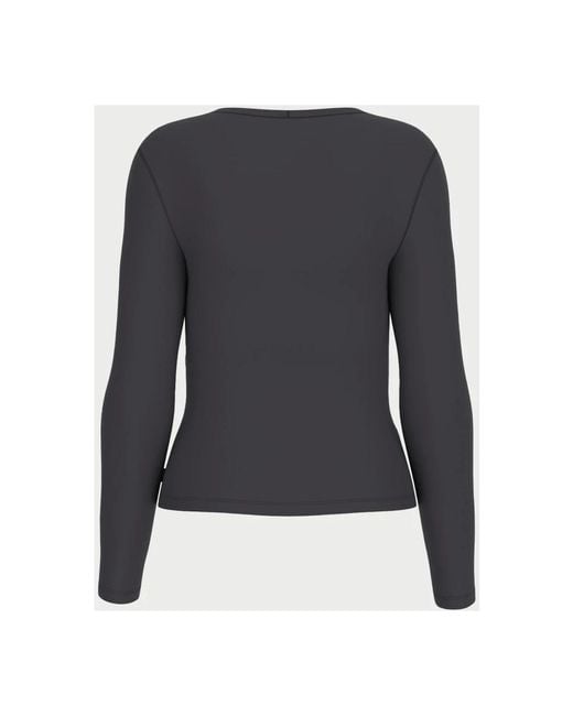 Guess Zwart Longsleeve T-Shirt Polos in het Black