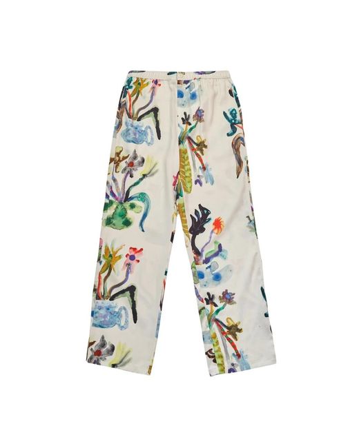 Soulland Blue Wide Trousers
