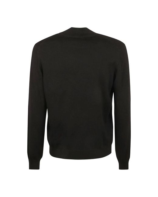 Knitwear > round-neck knitwear Tagliatore pour homme en coloris Black