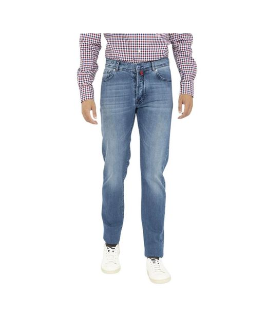 Kiton Blue Slim-Fit Jeans for men