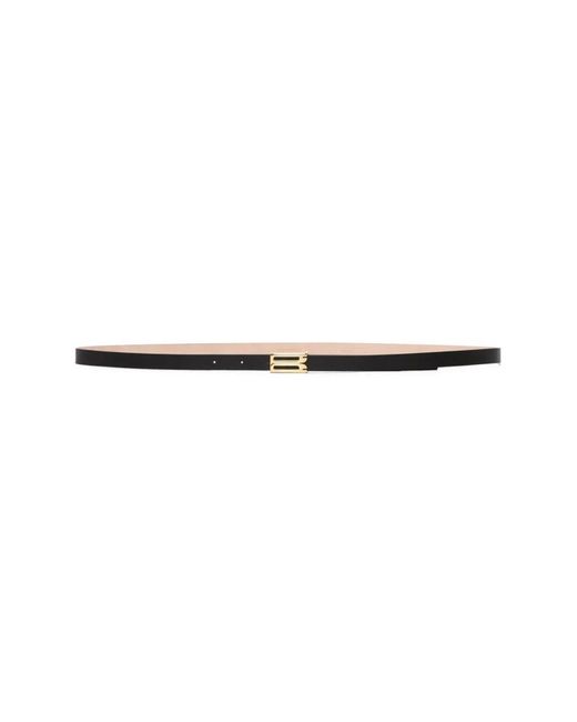 Victoria Beckham White Belts