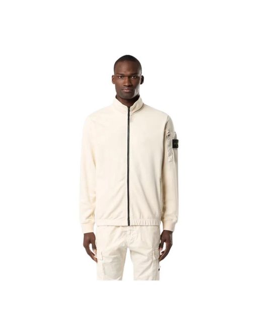 Stone Island Natural Zip-Throughs for men