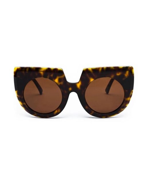 Andy Wolf Accessoires ,Bruin ,Wol Handgemaakte Acetaat Zonnebril in het Brown voor heren