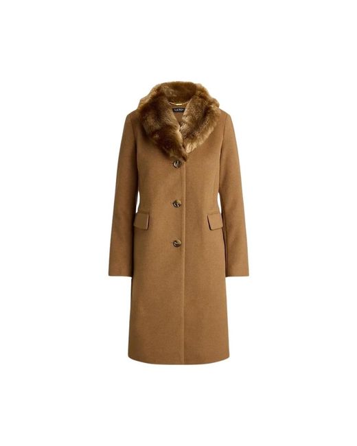 Ralph Lauren Brown Single-Breasted Coats