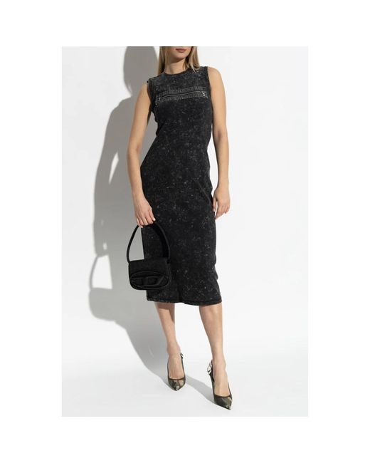 Midi Dresses di DIESEL in Black