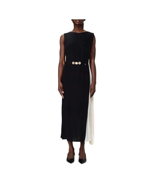 SIMONA CORSELLINI Black Midi Dresses