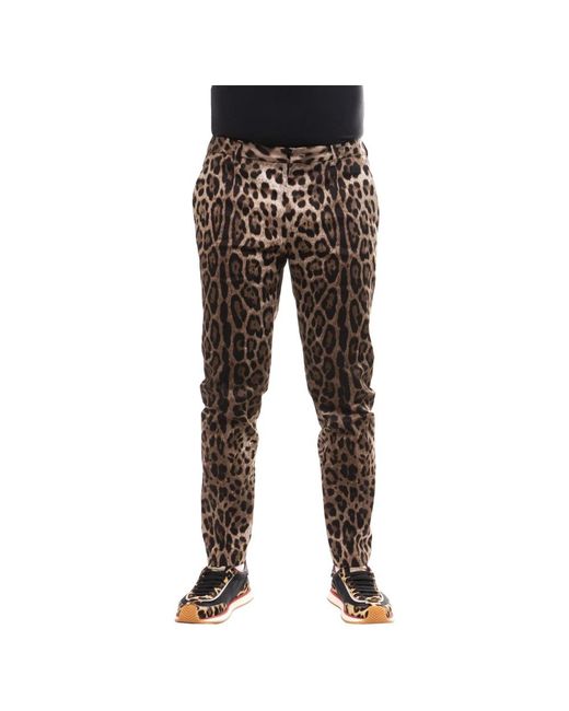 Dolce & Gabbana Black Slim-Fit Trousers for men