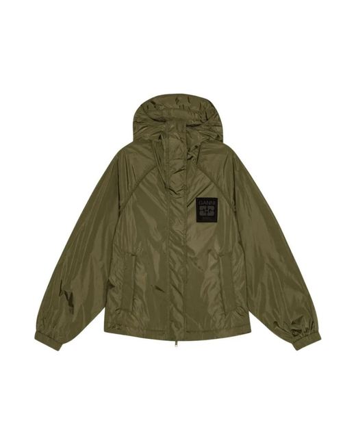 Ganni Green Light Jackets