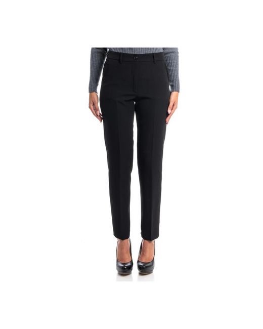 Seventy Black Slim-Fit Trousers