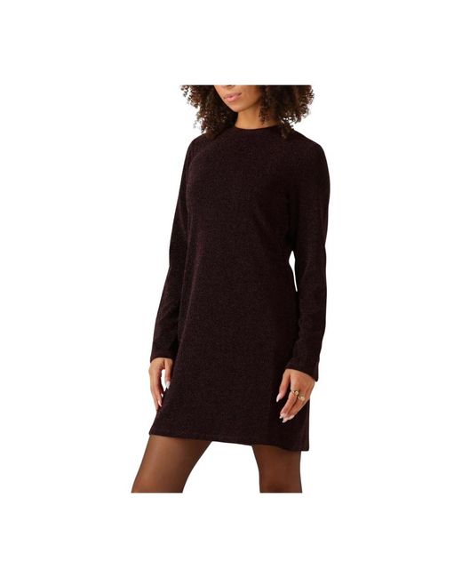 Object Kleedjes ,Rood ,Nylon Objfilipa L/S Re Korte Jurk in het Black
