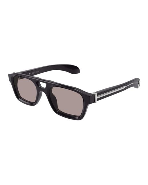 Alexander McQueen Black Sunglasses