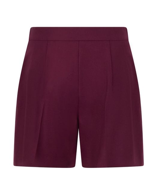 Alberta Ferretti Purple Casual Shorts