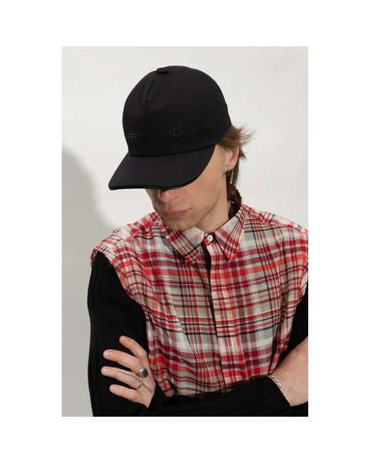 Caps Ferragamo de hombre de color Black