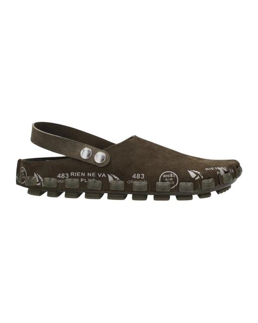 Premiata Brown Clogs for men