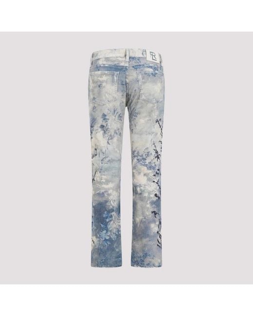 Ralph Lauren Blue Blaue perle multi straight jeans