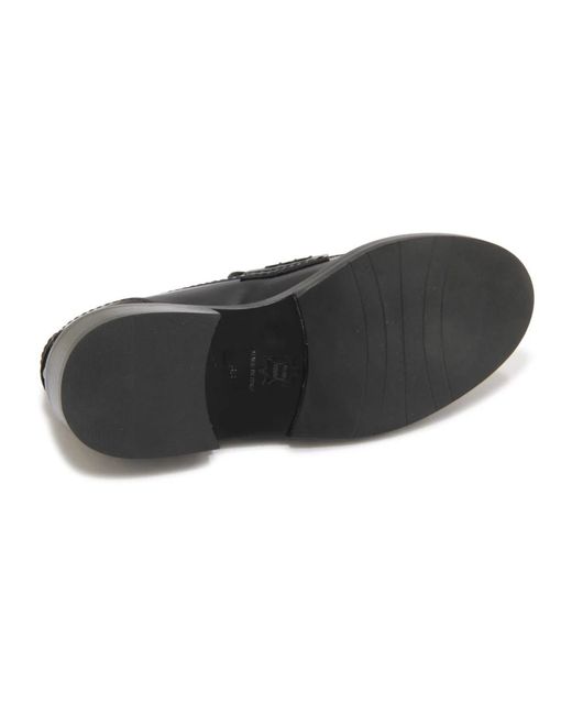 Guglielmo Rotta Black Loafers