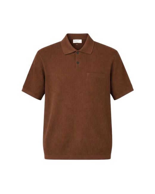 Universal Works Brown Polo Shirts for men