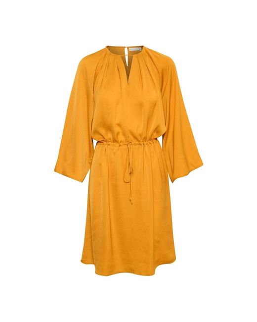 Inwear Yellow Short Dresses