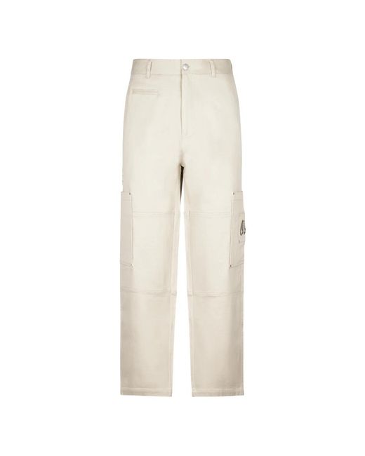 Moose Knuckles Natural Straight Trousers for men