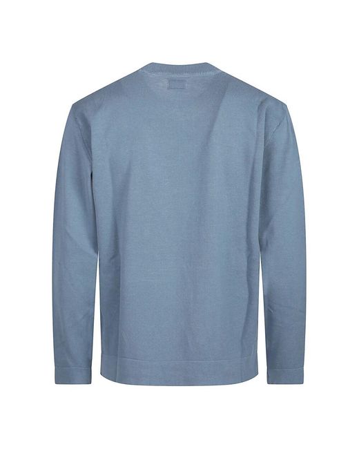 C P Company Lens Pullover in Blue für Herren