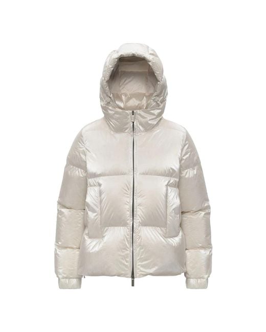 K-Way Jassen ,Wit ,Polyester Jassen in het Natural