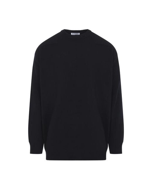 Jil Sander Paneled Jumper in het Blue voor heren