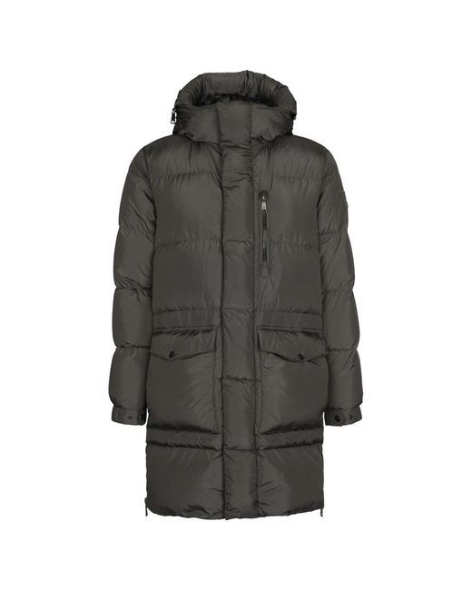 Down Coats Add de hombre de color Gray