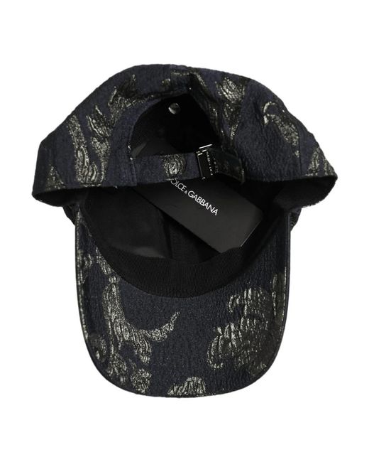 Dolce & Gabbana Black Hats & Caps