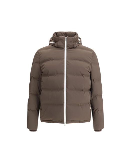 Brunello Cucinelli Brown Winter Jackets for men