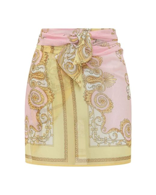 Beachwear Versace de color Metallic