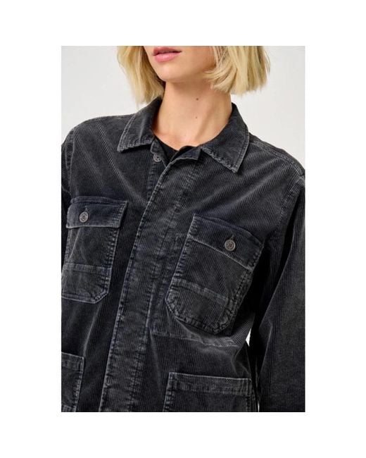 Denim Jackets Five Jeans de color Black