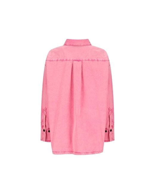 The Attico Pink Denim Jackets