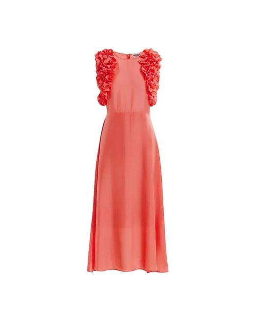Midi Dresses Essentiel Antwerp en coloris Red