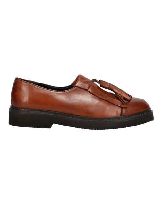 Sangiorgio Brown Flachschuhe