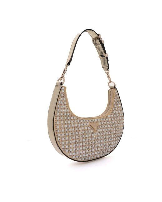 Guess Gray Mini Tasche Mit Top-Griff